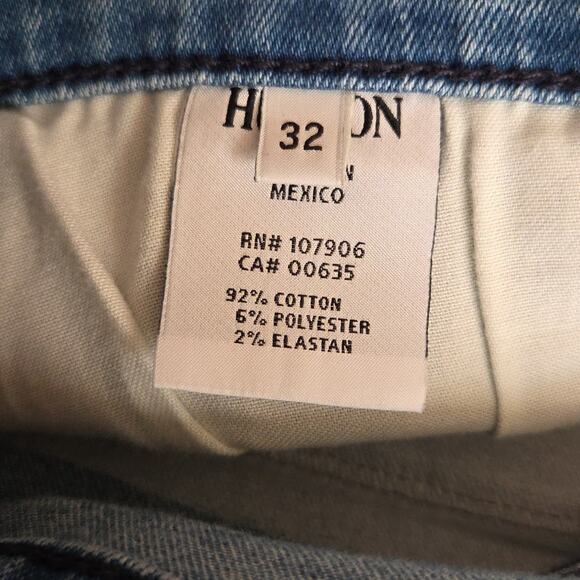 Hudson Lynne Flap High Waist Super Skinny Jeans Pico Wash Size 32 - Picture 6 of 7